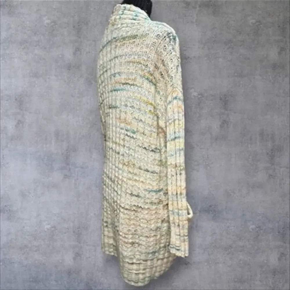 Anthropologie Space-Dyed‎ Multicolored Longline Cardigan Size XS X-Small - Picture 4 of 16